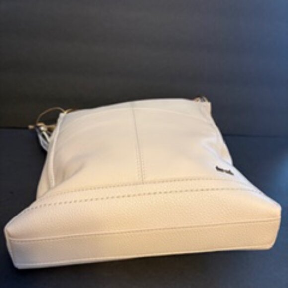 NWT The Sak Women's Lucia Leather Crossbody Bag in Stone - Picture 5 of 10